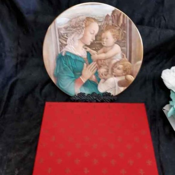 MADONNA & CHILD PLATE BY FRA FILLIPPO LIPPI 1978 LIMITED EDITION #967/5000 - Picture 3 of 5